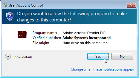 i cannot open adobe reader